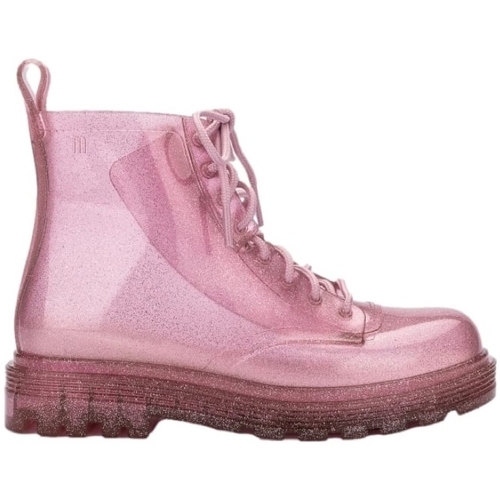 Čevlji  Otroci Škornji Melissa MINI  Coturno K - Glitter Pink Rožnata