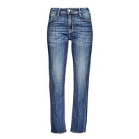 Oblačila Ženske Jeans straight Le Temps des Cerises 400/17 Modra