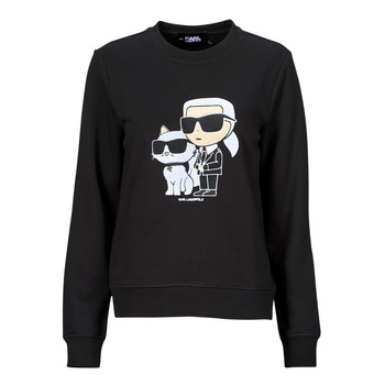 Oblačila Ženske Puloverji Karl Lagerfeld ikonik 2.0 sweatshirt Črna