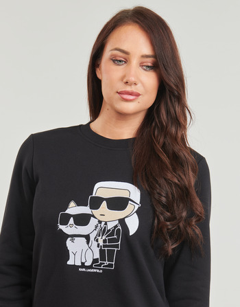 Karl Lagerfeld ikonik 2.0 sweatshirt Črna