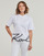 Oblačila Ženske Majice s kratkimi rokavi Karl Lagerfeld karl signature hem t-shirt Bela