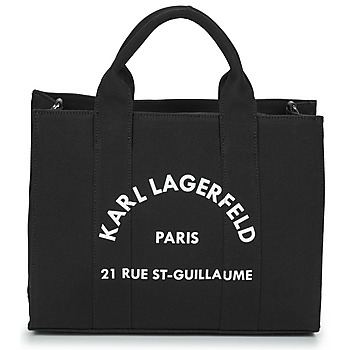 Torbice Ženske Ročne torbice Karl Lagerfeld RSG SQUARE MEDIUM TOTE Črna