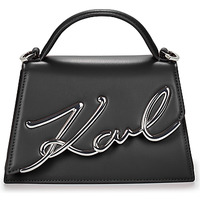 Torbice Ženske Ročne torbice Karl Lagerfeld K/SIGNATURE 2.0 SM CROSSBODY Črna