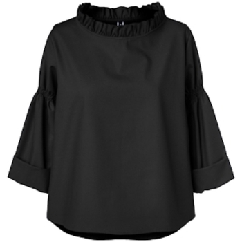 Oblačila Ženske Topi & Bluze Wendy Trendy Top 221640 - Black Črna