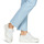 Čevlji  Ženske Nizke superge Myma 7715MY02-CUIR-BLANC-LAMINATO-PLATINE-CUIR-BLANC-PERFO Bela