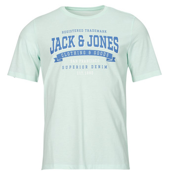 Oblačila Moški Majice s kratkimi rokavi Jack & Jones JJELOGO TEE SS O-NECK 2 COL SS24 SN Modra