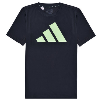 Oblačila Dečki Majice s kratkimi rokavi Adidas Sportswear U TR-ES LOGO T Oglje / Zelena