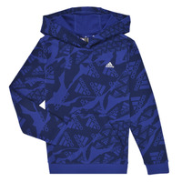 Oblačila Dečki Puloverji Adidas Sportswear J CAMLOG FT HD Modra