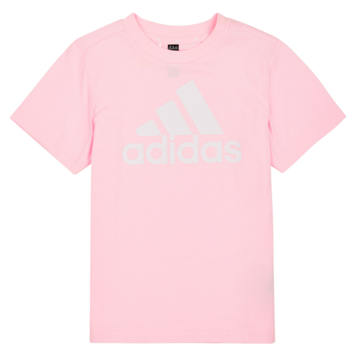 Oblačila Deklice Majice s kratkimi rokavi Adidas Sportswear LK BL CO TEE Rožnata / Bela