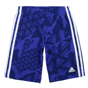 Oblačila Dečki Kratke hlače & Bermuda Adidas Sportswear LK CAMLOG FT SH Modra
