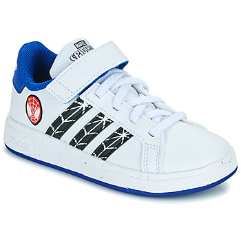 Čevlji  Dečki Nizke superge Adidas Sportswear GRAND COURT SPIDER-MAN EL K Bela / Modra