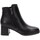 Čevlji  Ženske Gležnjarji Valleverde VV-V49101 Črna