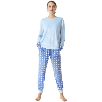 Oblačila Ženske Pižame & Spalne srajce J&j Brothers JJBDP0801 Modra