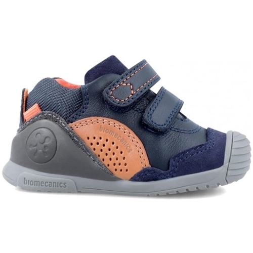Čevlji  Otroci Modne superge Biomecanics Baby Sneakers 231125-A - Azul Marinho Oranžna