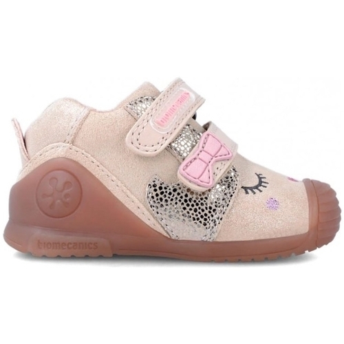 Čevlji  Otroci Modne superge Biomecanics Baby Sneakers 231107-B - Serraje Laminado Rožnata