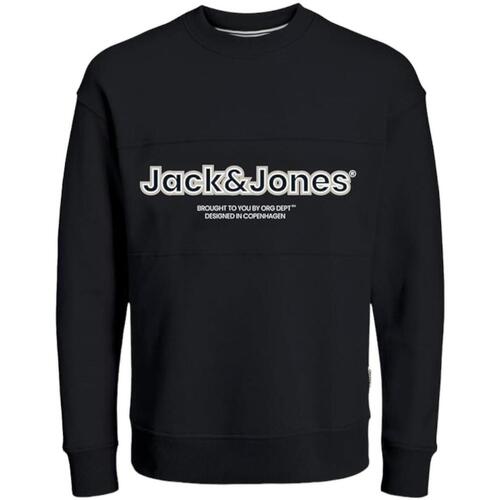 Oblačila Dečki Puloverji Jack & Jones  Črna