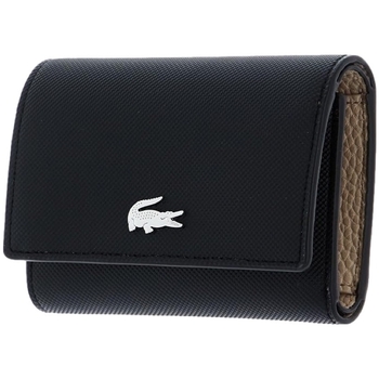 Lacoste Compact Wallet - Noir Krema Črna