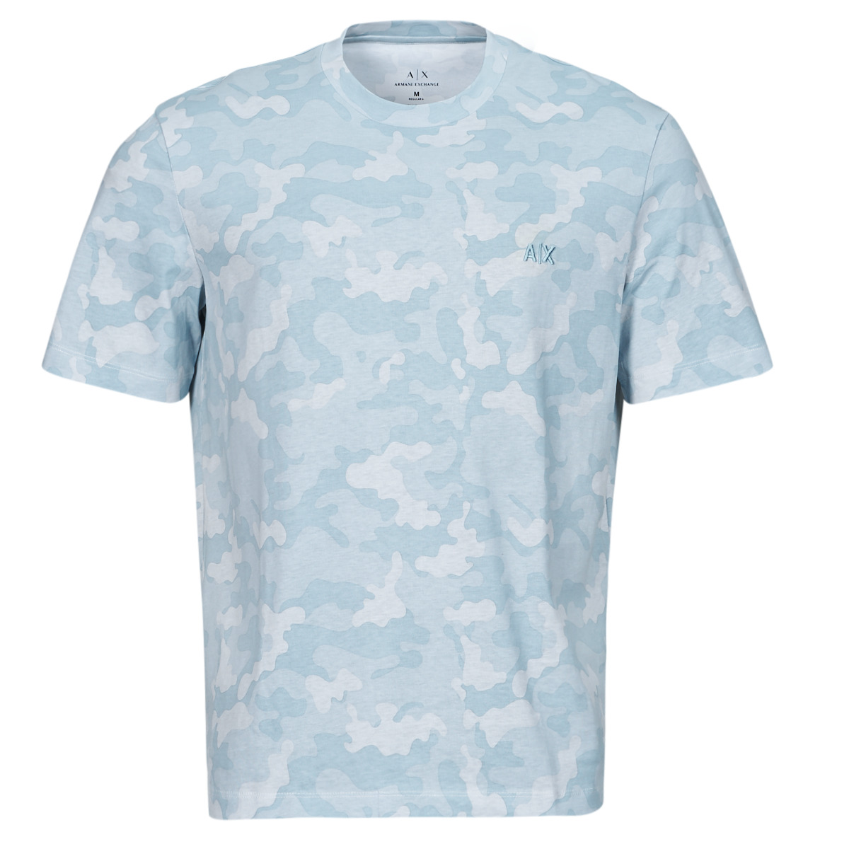 Oblačila Moški Majice s kratkimi rokavi Armani Exchange 3DZTEU Modra / Nebeško modra