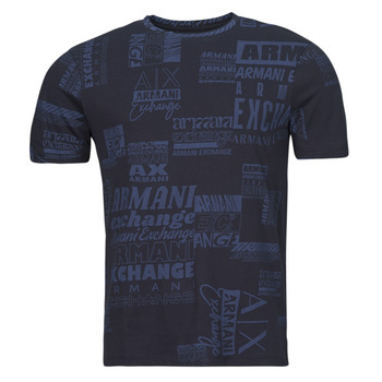 Oblačila Moški Majice s kratkimi rokavi Armani Exchange 3DZTHW Modra