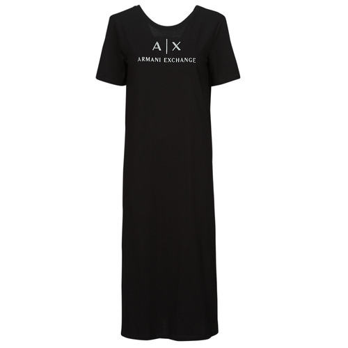 Oblačila Ženske Dolge obleke Armani Exchange 3DYAAF Črna