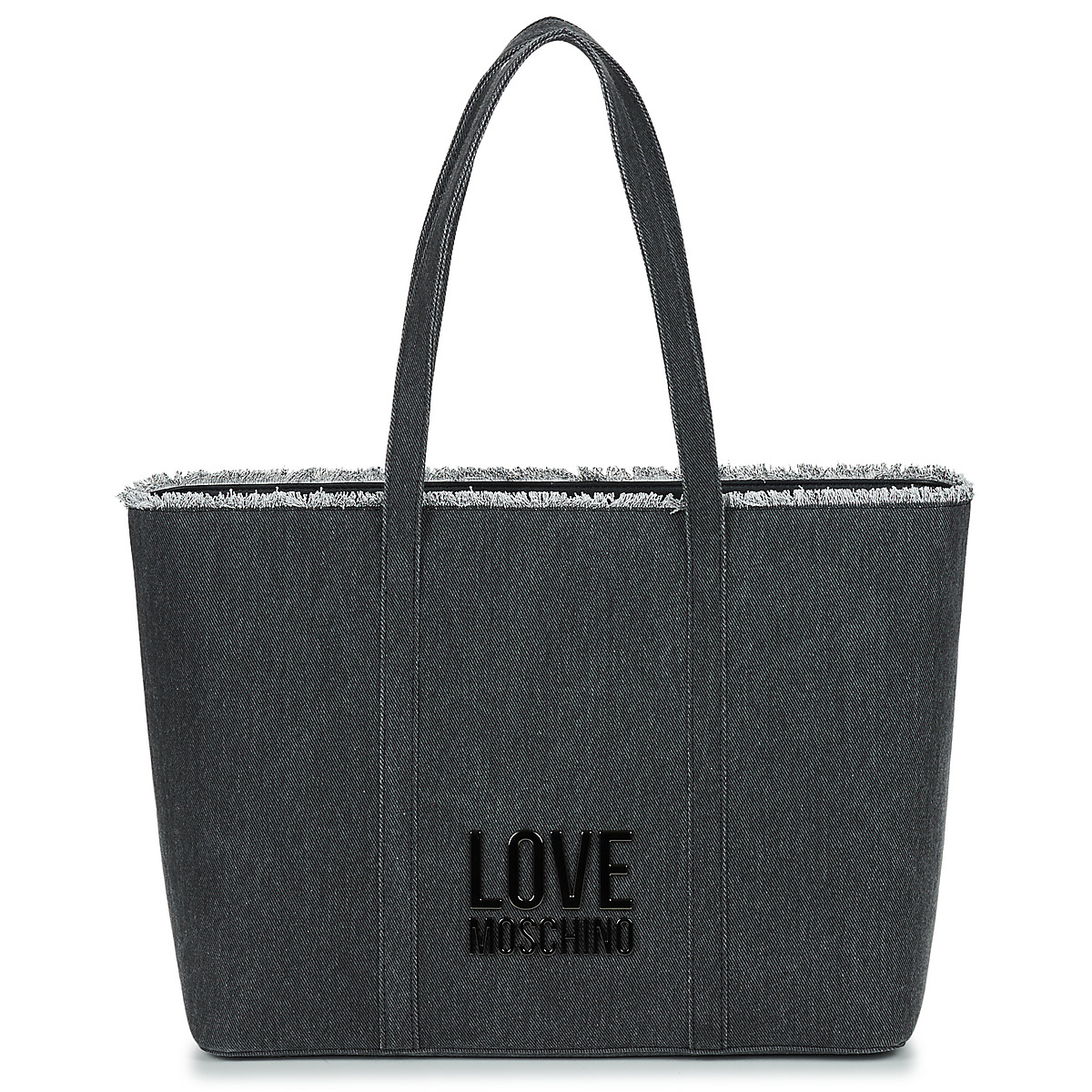 Torbice Ženske Nakupovalne torbe Love Moschino DENIM JC4321PP0I Siva