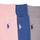 Dodatki  Nogavice Polo Ralph Lauren 84023PK-MERC 3PK-CREW SOCK-3 PACK Siva / Rožnata