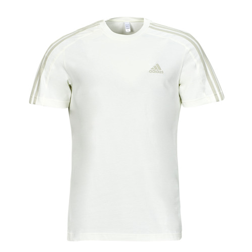 Oblačila Moški Majice s kratkimi rokavi Adidas Sportswear M 3S SJ T Kremno bela