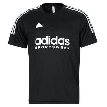 Oblačila Moški Majice s kratkimi rokavi Adidas Sportswear M TIRO TEE Q1 Črna / Bela