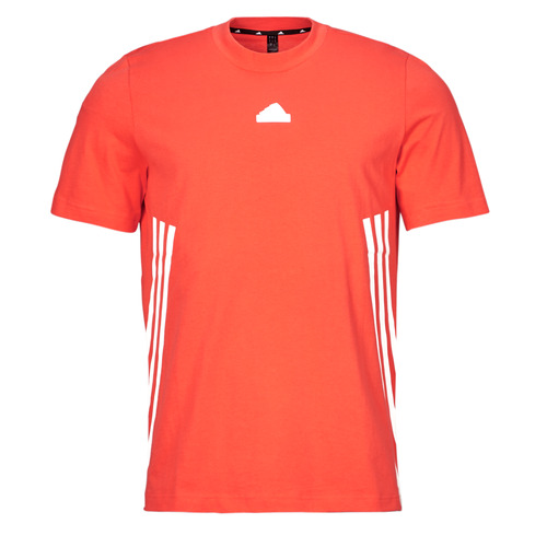 Oblačila Moški Majice s kratkimi rokavi Adidas Sportswear M FI 3S REG T Oranžna / Bela