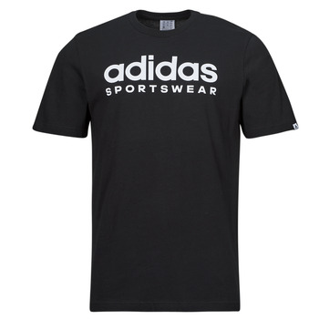 Oblačila Moški Majice s kratkimi rokavi Adidas Sportswear SPW TEE Črna / Bela