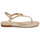 Čevlji  Ženske Sandali & Odprti čevlji Lauren Ralph Lauren ELLINGTON-SANDALS-FLAT SANDAL Bež