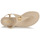 Čevlji  Ženske Sandali & Odprti čevlji Lauren Ralph Lauren ELLINGTON-SANDALS-FLAT SANDAL Bež
