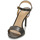 Čevlji  Ženske Sandali & Odprti čevlji Lauren Ralph Lauren GWEN-SANDALS-HEEL SANDAL Črna