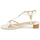 Čevlji  Ženske Sandali & Odprti čevlji Lauren Ralph Lauren FALLON-SANDALS-FLAT SANDAL Bela