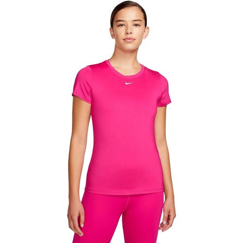 Oblačila Ženske Majice s kratkimi rokavi Nike CAMISETA MUJER  DRI-FIT ONE DD0626 Rožnata