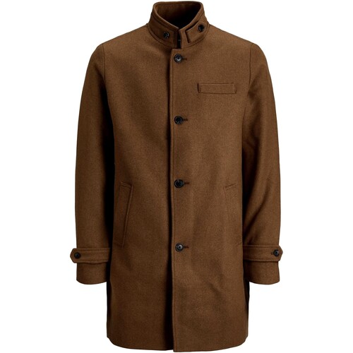 Oblačila Moški Usnjene jakne & Sintetične jakne Jack & Jones CHAQUETON CLASICO  12177644 Kostanjeva