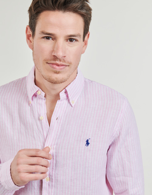 Polo Ralph Lauren CHEMISE COUPE DROITE EN LIN Večbarvna