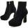 Čevlji  Ženske Mestni škornji    Leindia 84826 Črna