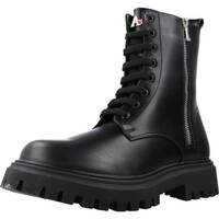 Čevlji  Deklice Škornji Asso AG15745 Črna