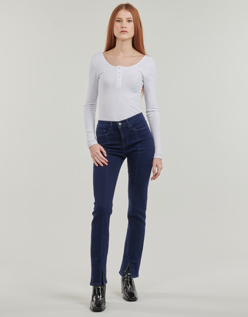 Oblačila Ženske Jeans straight Levi's 314 SHAPING SEAMED STRAIGHT Modra