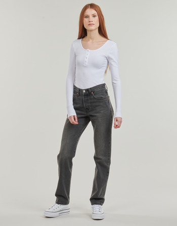 Oblačila Ženske Jeans straight Levi's 501® JEANS FOR WOMEN Črna