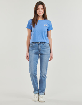 Oblačila Ženske Jeans straight Levi's 724 HIGH RISE STRAIGHT Lightweight Modra