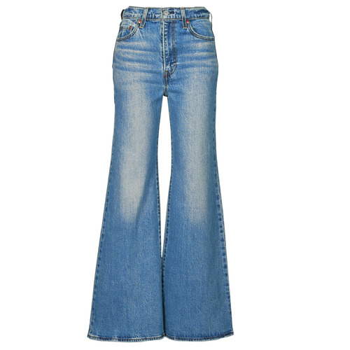Oblačila Ženske Jeans straight Levi's RIBCAGE BELLS Modra