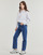 Oblačila Ženske Jeans straight Levi's RIBCAGE STRAIGHT ANKLE Lightweight Modra
