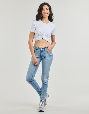 Oblačila Ženske Jeans skinny Levi's 711 DOUBLE BUTTON Like