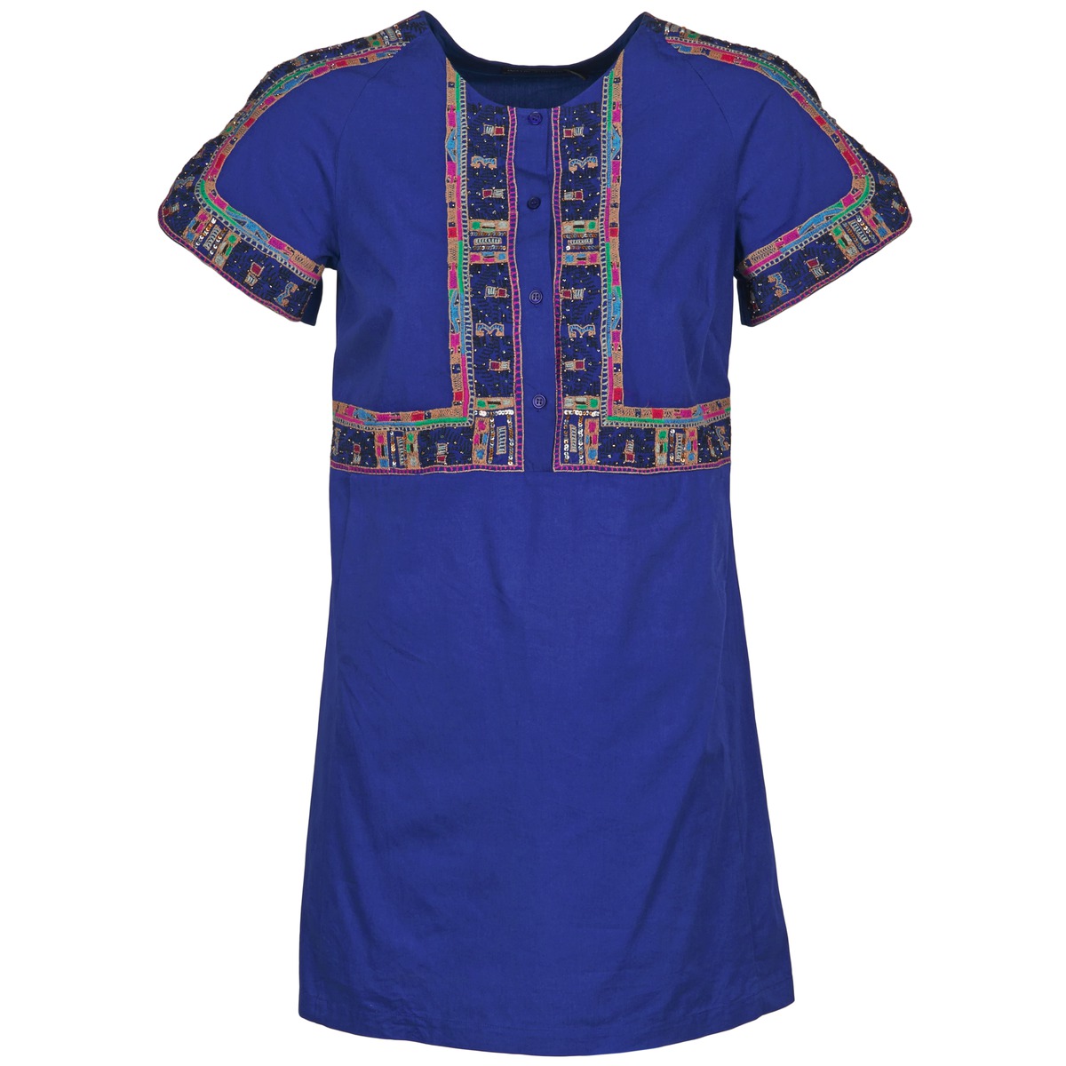 Oblačila Ženske Kratke obleke Antik Batik EMILIE Modra