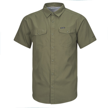 Columbia Utilizer II Solid Short Sleeve Shirt Zelena