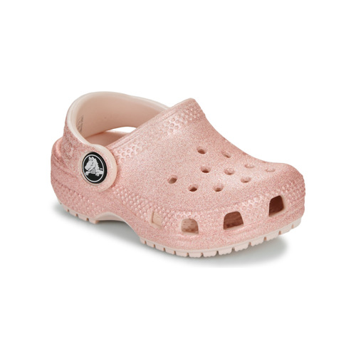 Čevlji  Deklice Cokli Crocs Classic Glitter Clog T Rožnata / Bleščeča