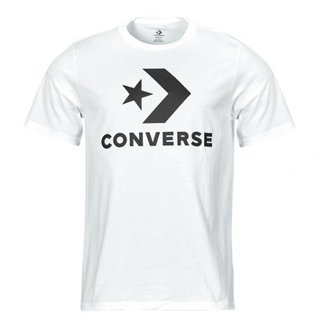 Oblačila Majice s kratkimi rokavi Converse STAR CHEVRON TEE WHITE Bela