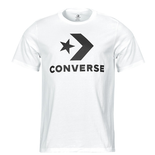 Oblačila Majice s kratkimi rokavi Converse STAR CHEVRON TEE WHITE Bela